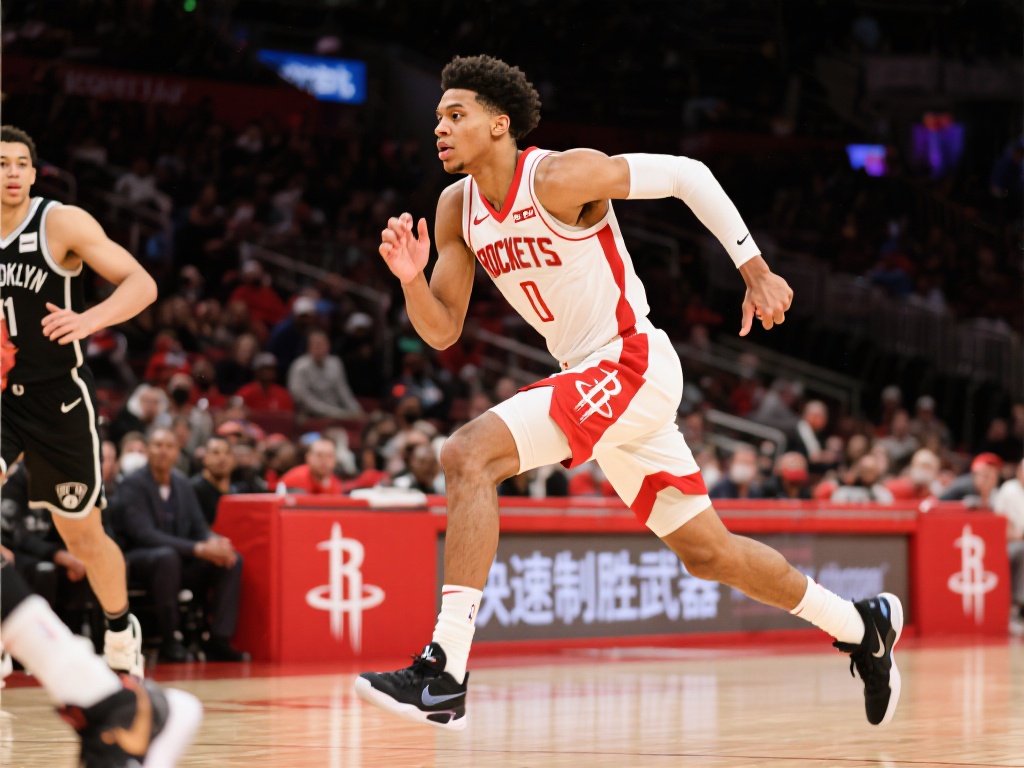 火箭快攻如风 阿门接球拉杆绝妙上篮 反击快攻常被称为篮球比赛中的"快速制胜武