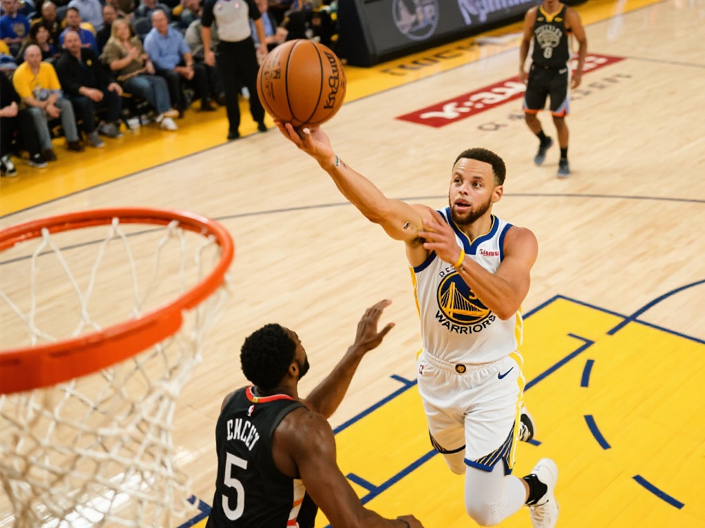 库里半场表现:命中率40%,三分仅1中,贡献12分5助攻 虽然库里以投射见长,但他在其他方面的贡献