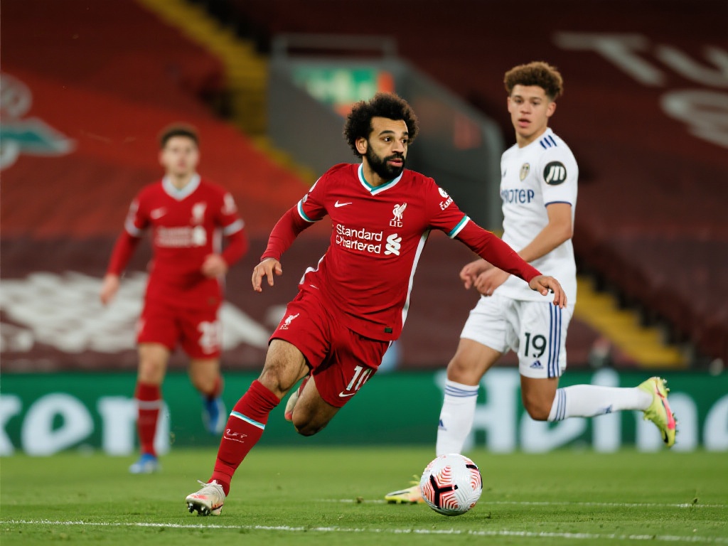 再看利物浦这边，萨拉赫无疑是锋线上的绝对