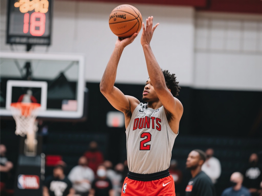 戈登霸气封盖鲍威尔,小波特快攻三分命中 追身三分的背后,是小波特对比赛节奏的精准