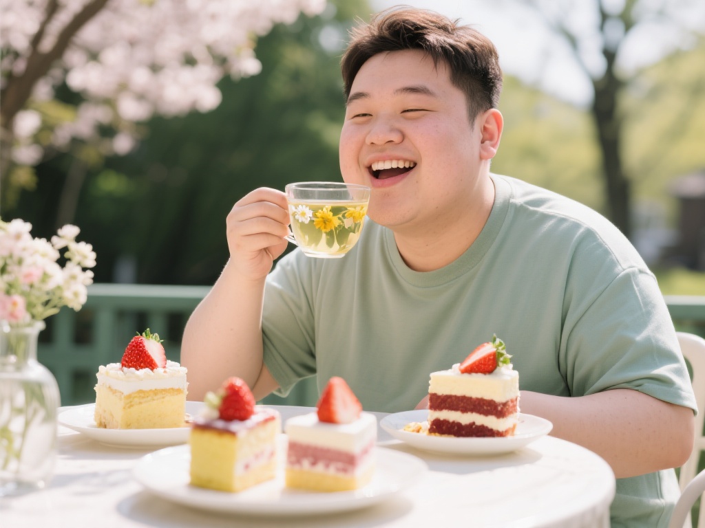 四月不仅是品尝美食的好时机，也是调整心情