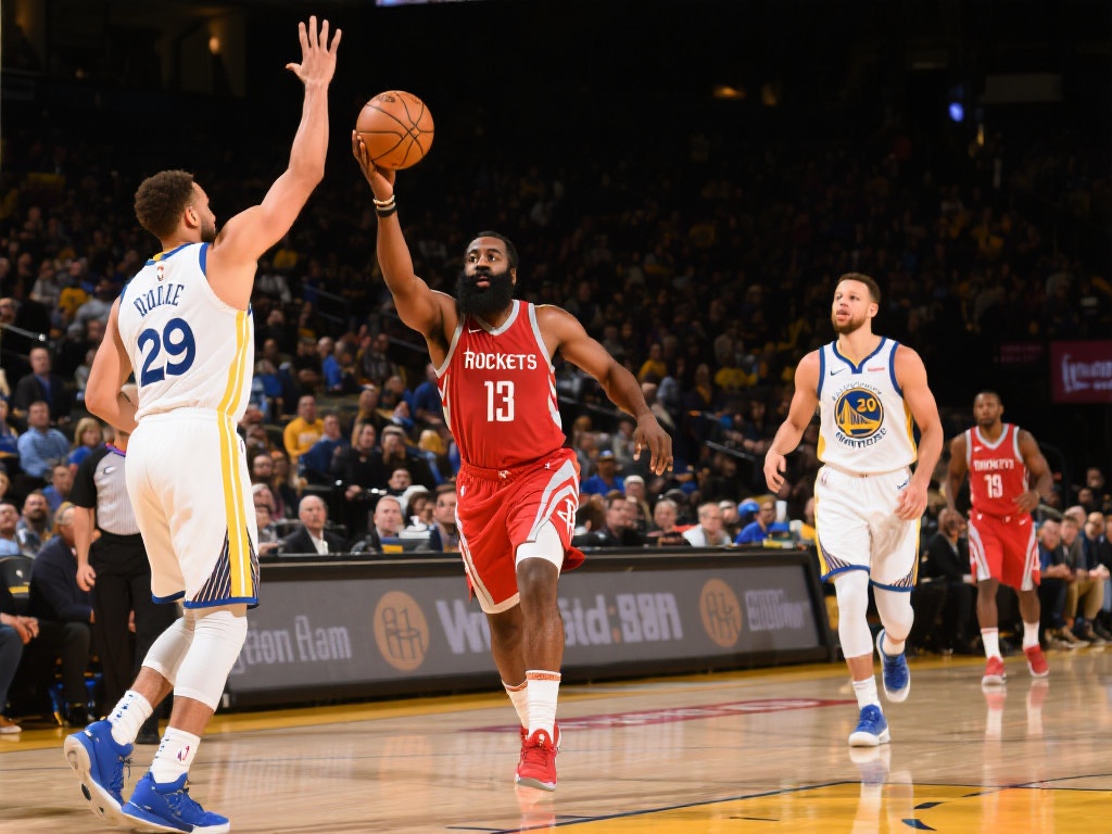 决战抢七!火箭力克勇士,系列赛扳成3-3平 本场比赛,火箭队在勇士主场面对巨大压力,